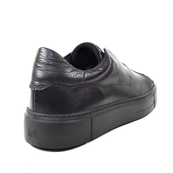 RENZO MERCURI ?? MEN\'S SOFT BLACK LEATHER COMFORT WINTER FASHION SNEAKERS main image 6